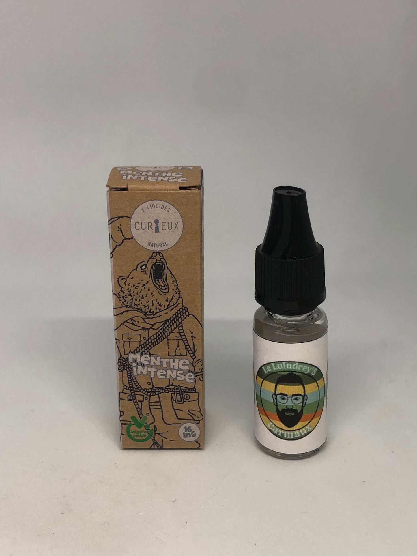 E-liquide - Curieux - Natural - Menthe Intense - 10ml