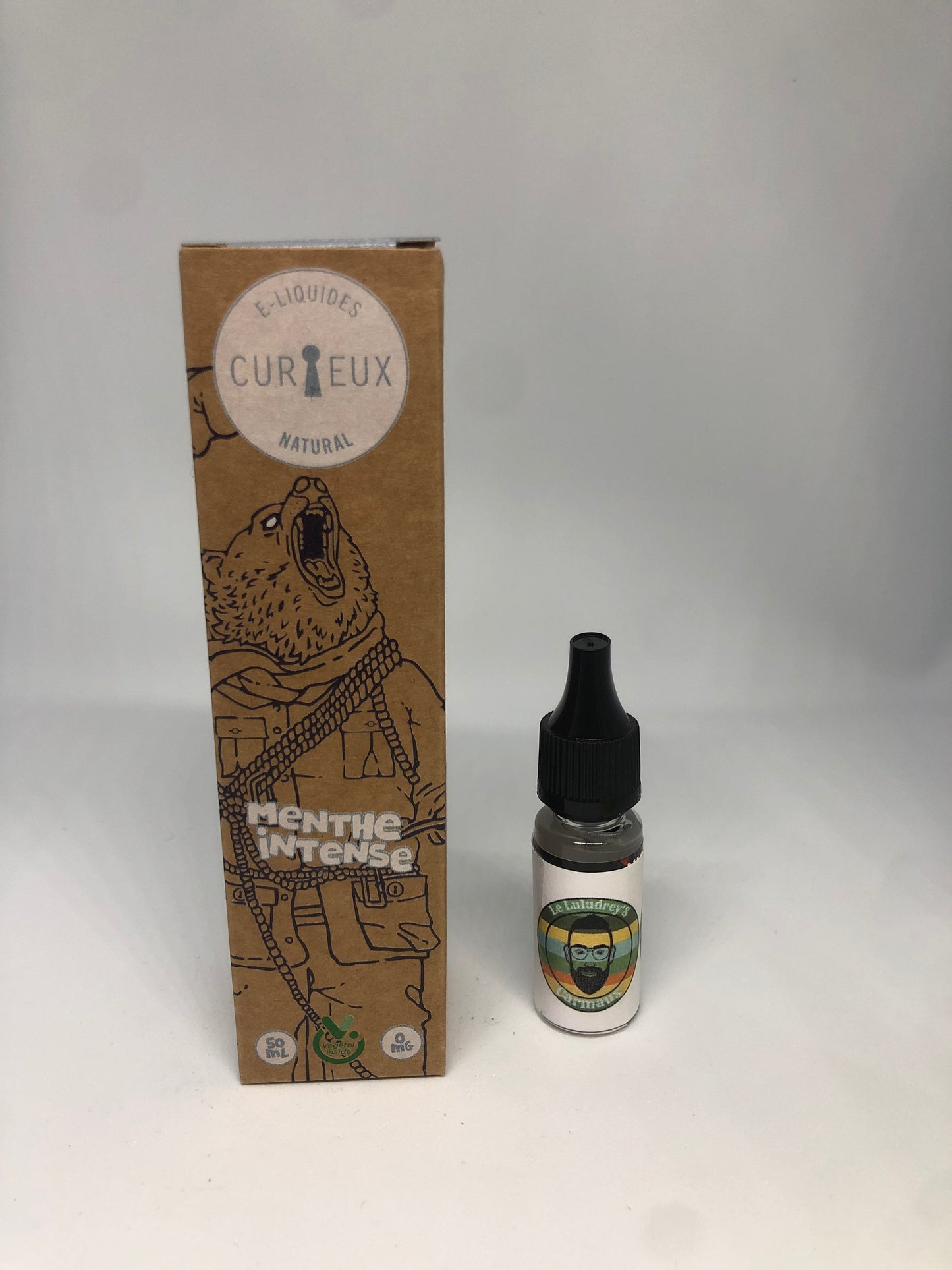 E-liquide - Curieux - Natural - Menthe Intense - 50ml